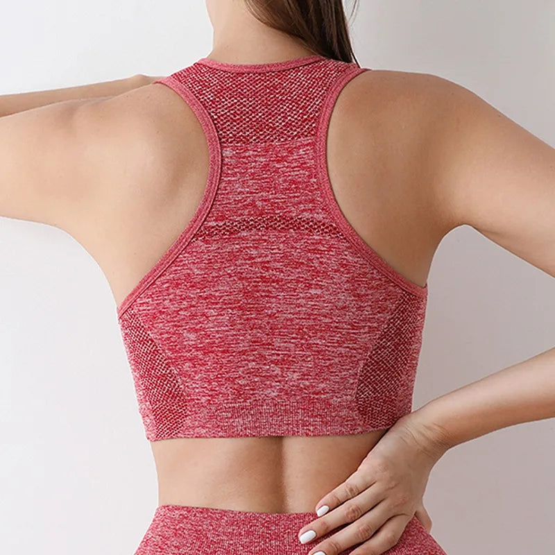 Bezszwowy biustonosz sportowy - Cuenza