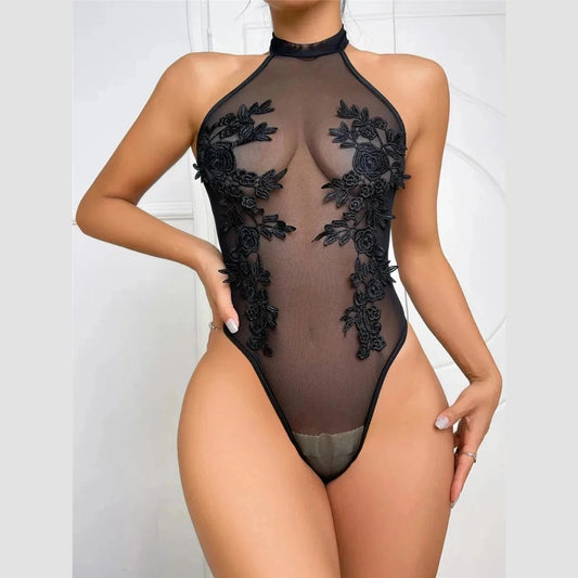Eleganckie body z haftem - Bordado