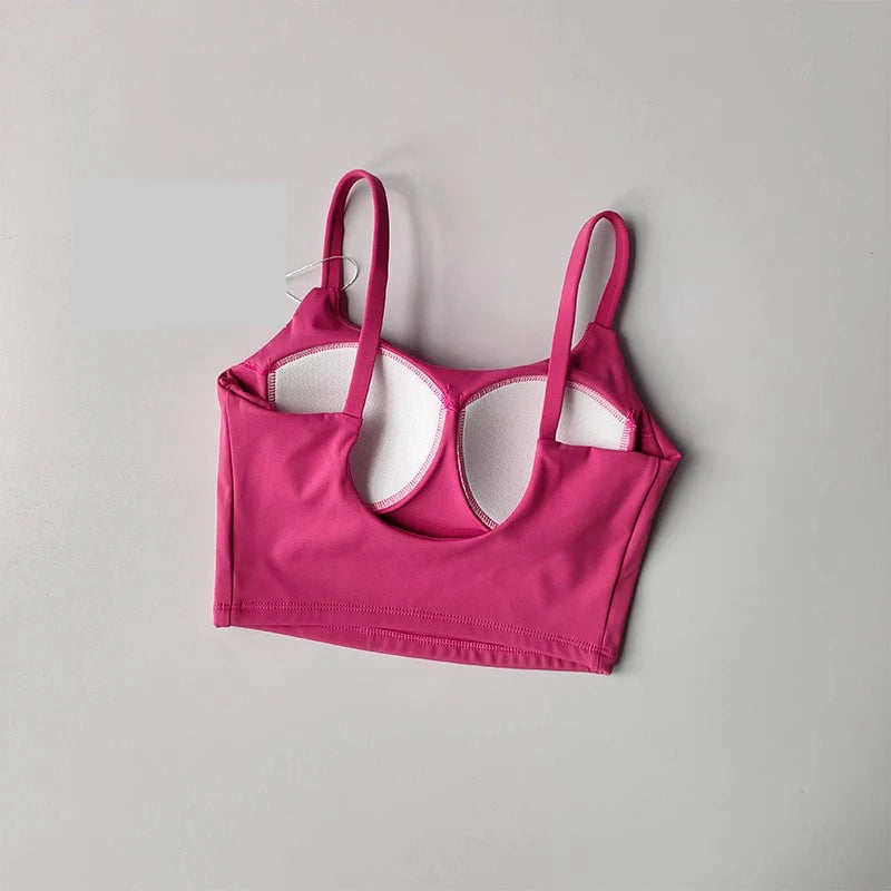 Sportowy top push-up do fitnessu i jogi - Villa